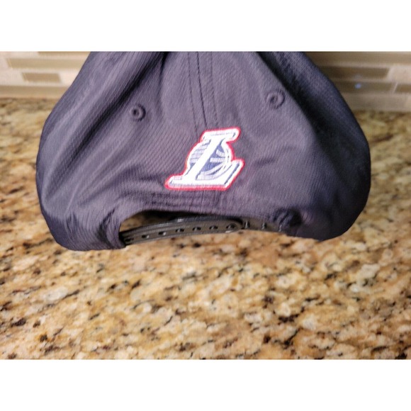 Los Angeles Lakers Hat Ultra Game Cap Adjustable LA NBA Basketball Black - Picture 7 of 16